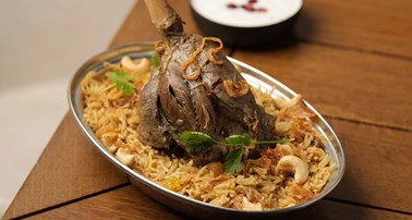 Lamb Shank with Rice