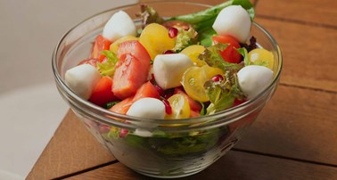 Pomegranate Mozzarella Salad